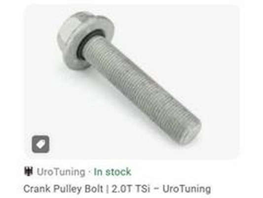 Bolt, crankshaft mounting bracket (WHT001760)