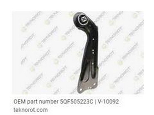 Control/Trailing Arm, wheel suspension (5QF505223C)