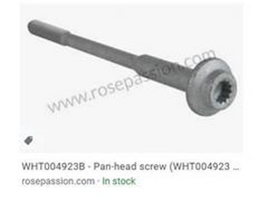 Screw Plug, Lambda sensor mount (WHT004923B)