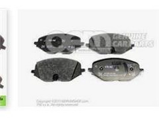 Brake Pad Set, disc brake (5WA698151P)