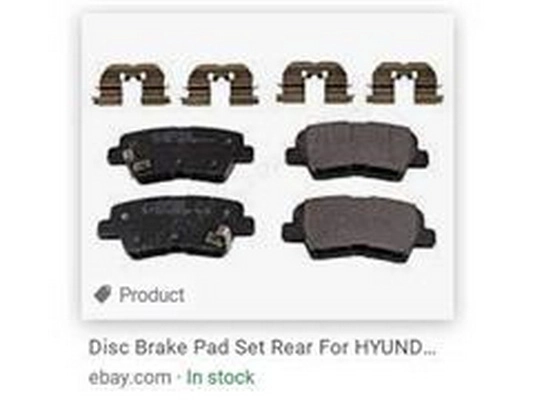 Brake Pad Set, disc brake (58302-G4A50)