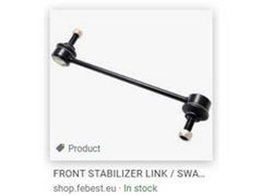 Link/Coupling Rod, stabiliser bar (7H0 411 317)