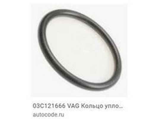 Seal, coolant pipe (03C121666)