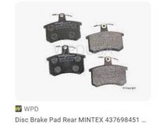 Brake Pad Set, disc brake (443698451B)