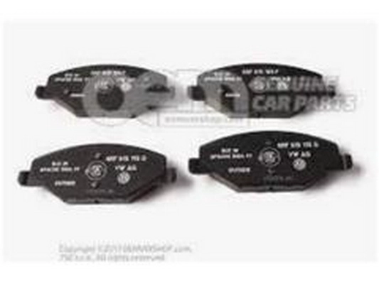 Brake Pad Set, disc brake (6RU 698 151B)