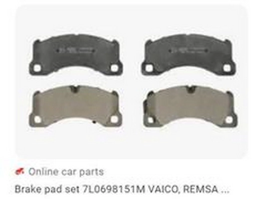 Brake Pad Set, disc brake (7L0698151M)