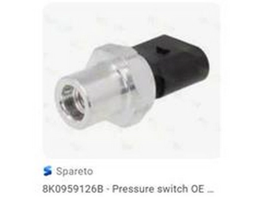 Pressure Switch, air conditioning (8K0959126B)