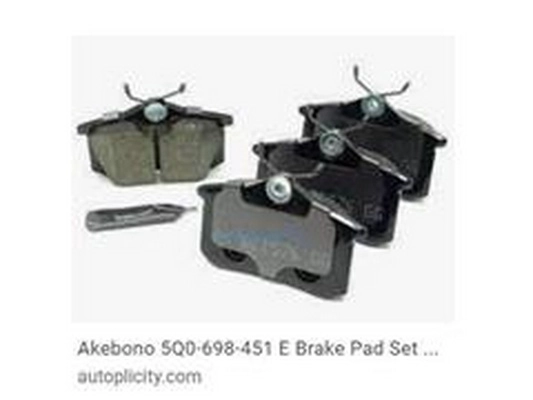 Brake Pad Set, disc brake (5Q0 698 451 E)