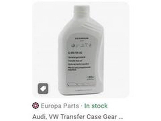 Transfer Case Oil (G055515A2)