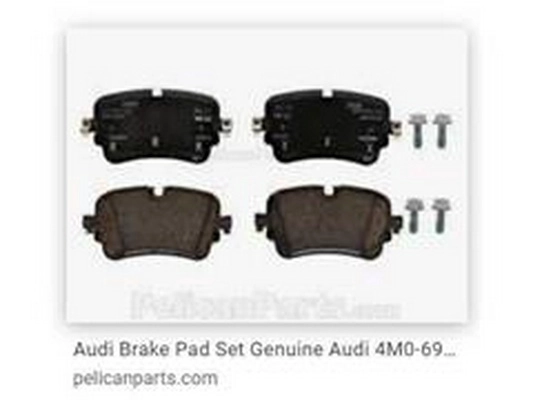 Brake Pad Set, disc brake (4M0 698 451 R)
