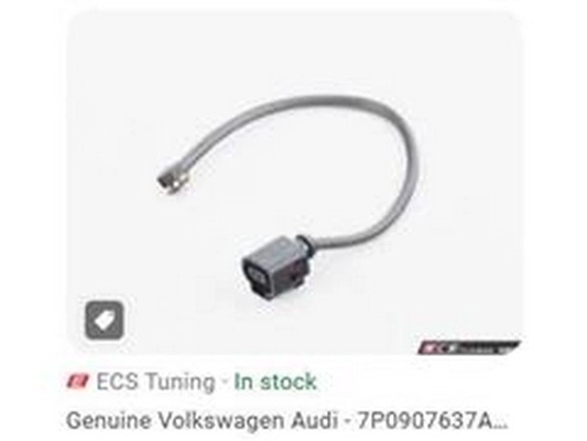 Warning Contact, brake pad wear (7P0907637A)