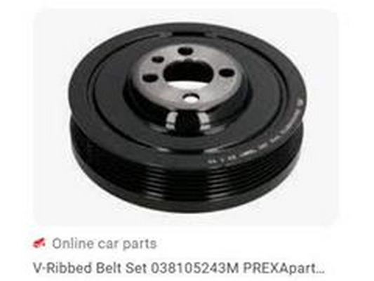 Belt Pulley, crankshaft (038105243M)