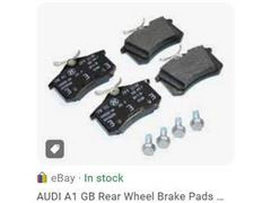 Brake Pad Set, disc brake (2Q0698451A)