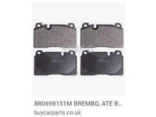 Brake Pad Set, disc brake (8R0698151M)