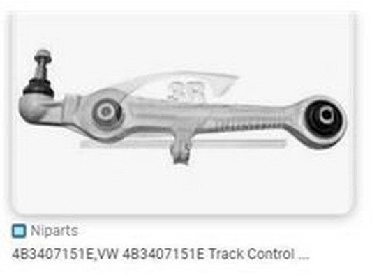 Control/Trailing Arm, wheel suspension (4B3407151E)