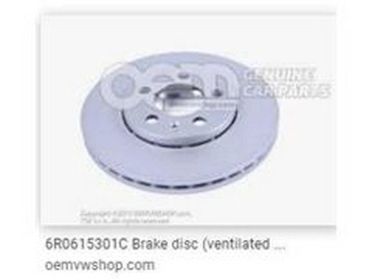 Brake Kit, disc brake (6R0615301C)