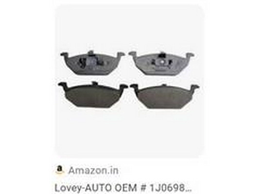 Brake Pad Set, disc brake (1J0698151A)