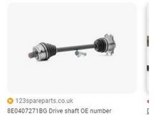 Drive Shaft (8E0407271BG)