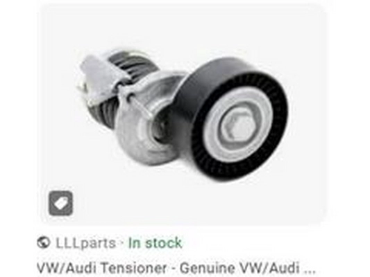 Tensioner Pulley, V-ribbed belt (038903315AP)