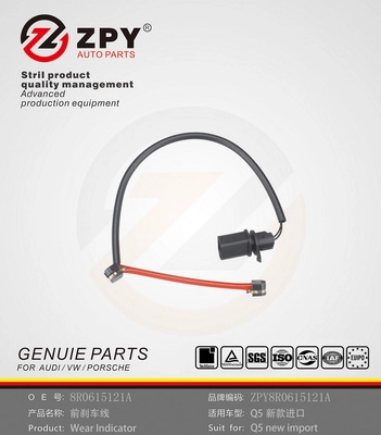 Warning Contact, brake pad wear (high performance brakes) (8R0 615 121A)