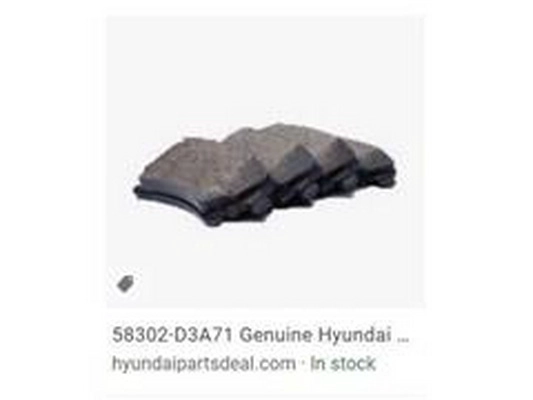 Brake Pad Set, disc brake (58302-D3A71)