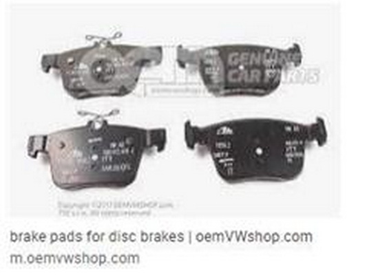 Brake Pad Set, disc brake (3Q0698451L)