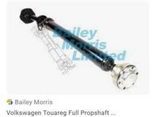 Propshaft, axle drive (7L6521102B)
