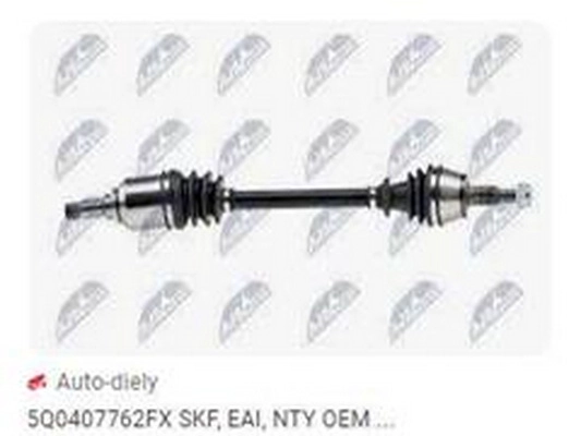 Drive Shaft (5Q0407762FX)