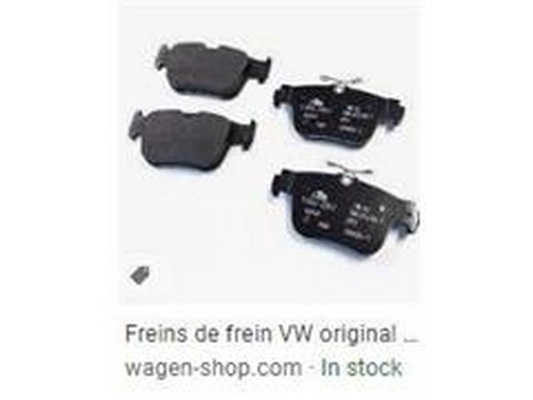 Brake Pad Set, disc brake (5WA698451G)