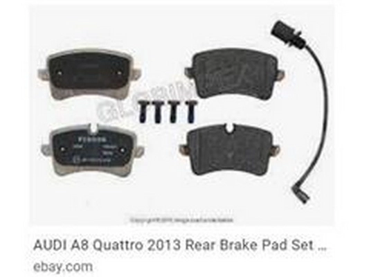 Brake Pad Set, disc brake (4H0698451D)
