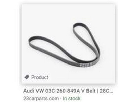 V-Ribbed Belt (03C 260 849A)