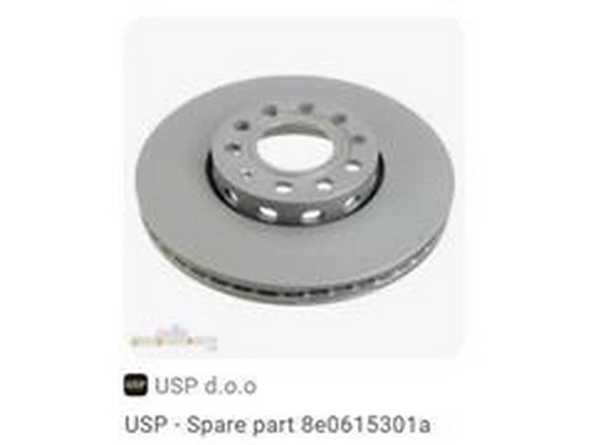 Brake Disc (8E0615301A)