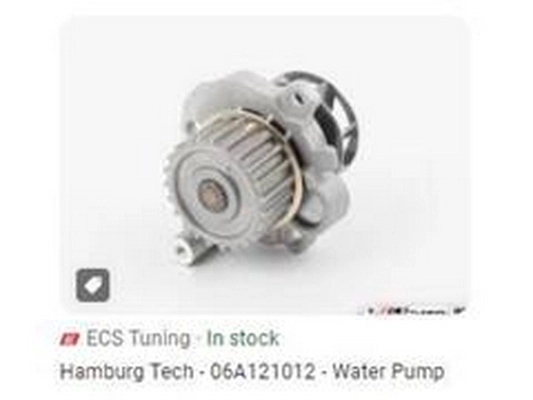 Water Pump, engine cooling (06A 121 012)