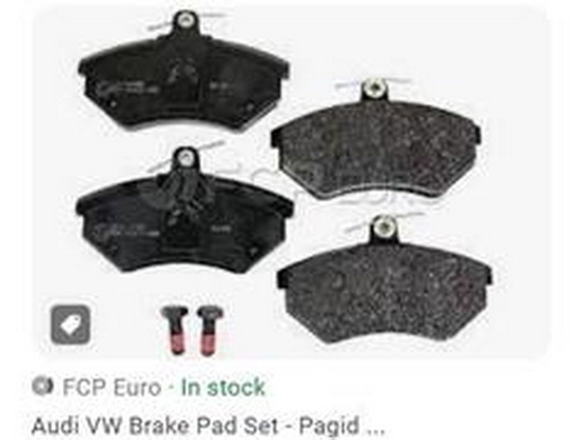 Brake Pad Set, disc brake (8A0698151B)