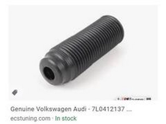 Protective Cap/Bellow, shock absorber (7L0412137)