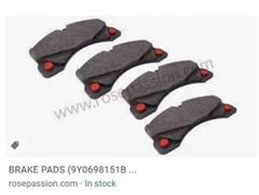 High Performance Brake Pad Set (9Y0698151AA)