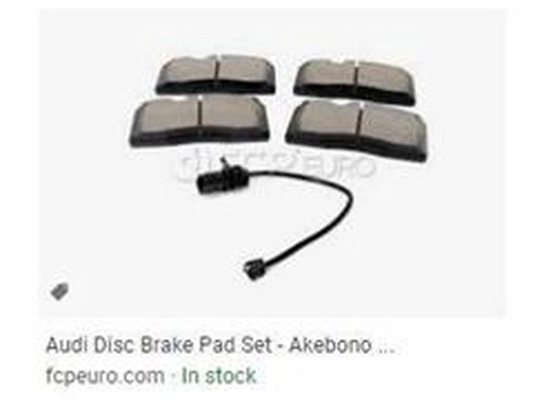 Brake Pad Set, disc brake (8R0698151L)