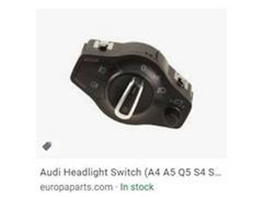 Switch, headlight (8K0941531ARWEP)