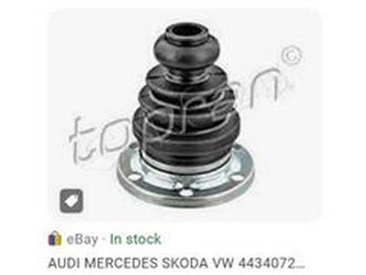 Bellow, drive shaft (443407283A)