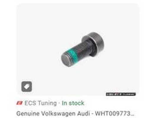 Screw Set, flywheel (WHT009773)