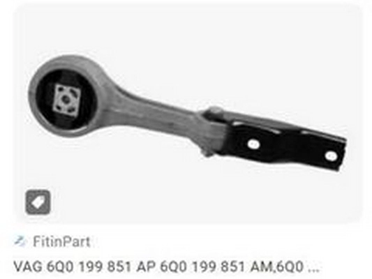 Mounting, engine (6Q0 199 851AQ)