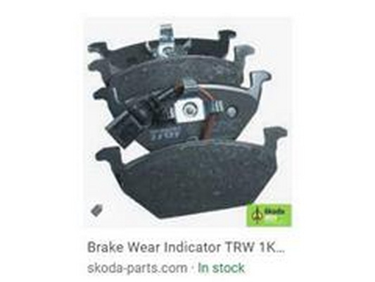 Brake Pad Set, disc brake (1K0 698 151 A)