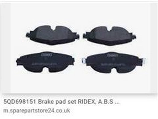 Brake Pad Set, disc brake (5QD 698 151)
