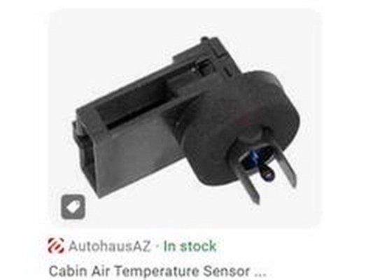 Sensor, interior temperature (1H0907543A)