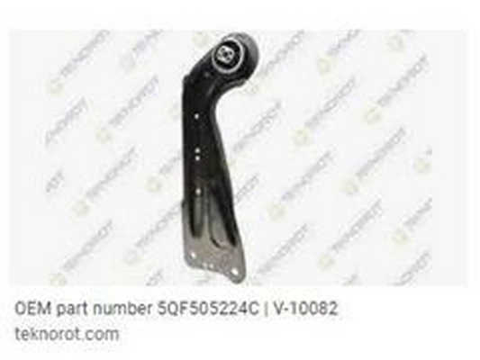 Control/Trailing Arm, wheel suspension (5QF505224C)