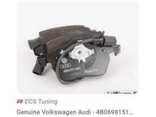 Brake Pad Set, disc brake (4B0698151J)