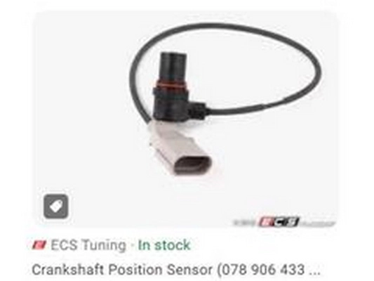 Sensor, crankshaft pulse (078906433B)