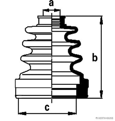 Bellow Kit, drive shaft (J2898009)
