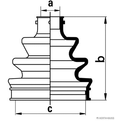 Bellow Kit, drive shaft (J2860904)