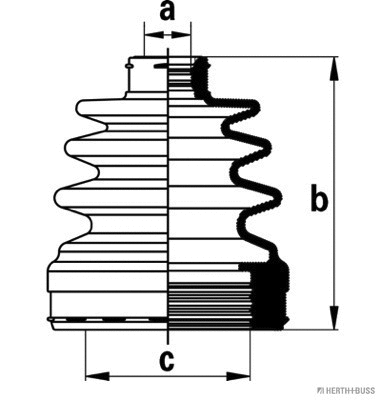 Bellow Kit, drive shaft (J2880903)